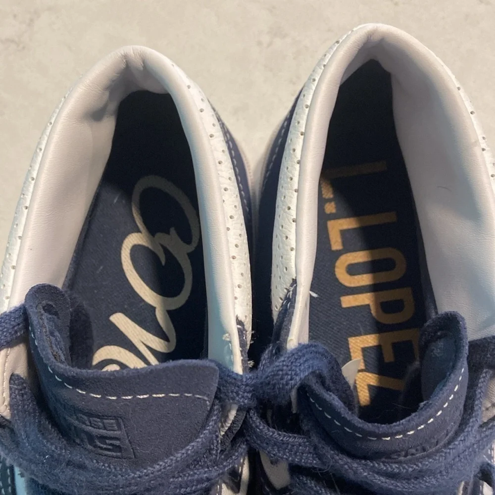Converse Louie Lopez pro Mid Suede men’s 10 womans 11.5 Navy and White - Picture 9 of 10